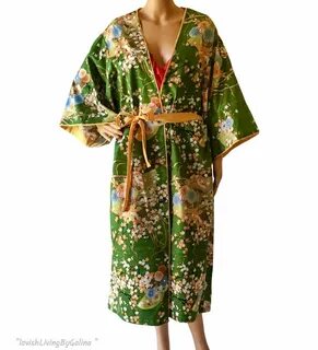 Robe, Bridesmaid Robe or Mens Pajamas Kimono Bathrobe Robe Kimono Robe for ...