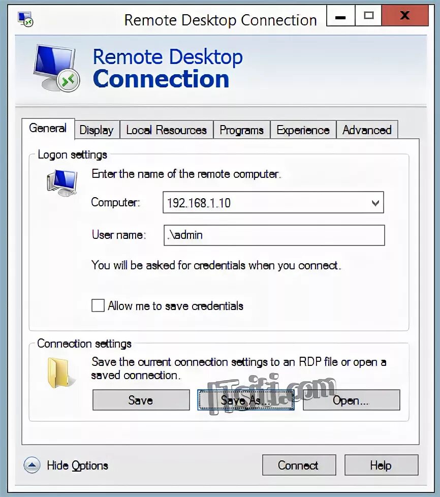 Remote desktop access
