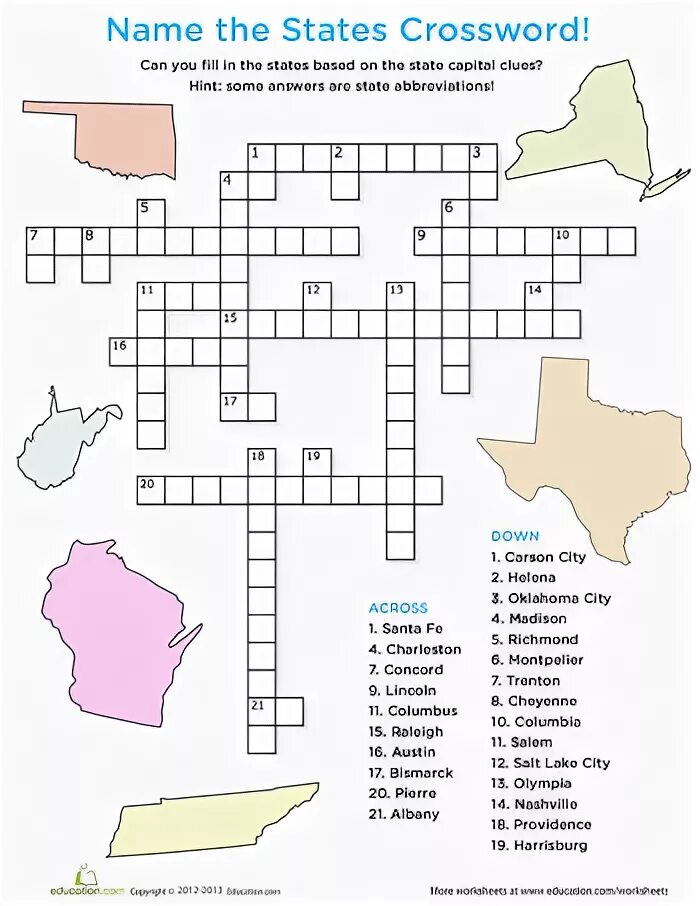 Кроссворд the USA. Places in the City crossword. States crossword. USA crossword ответы. Us crossword