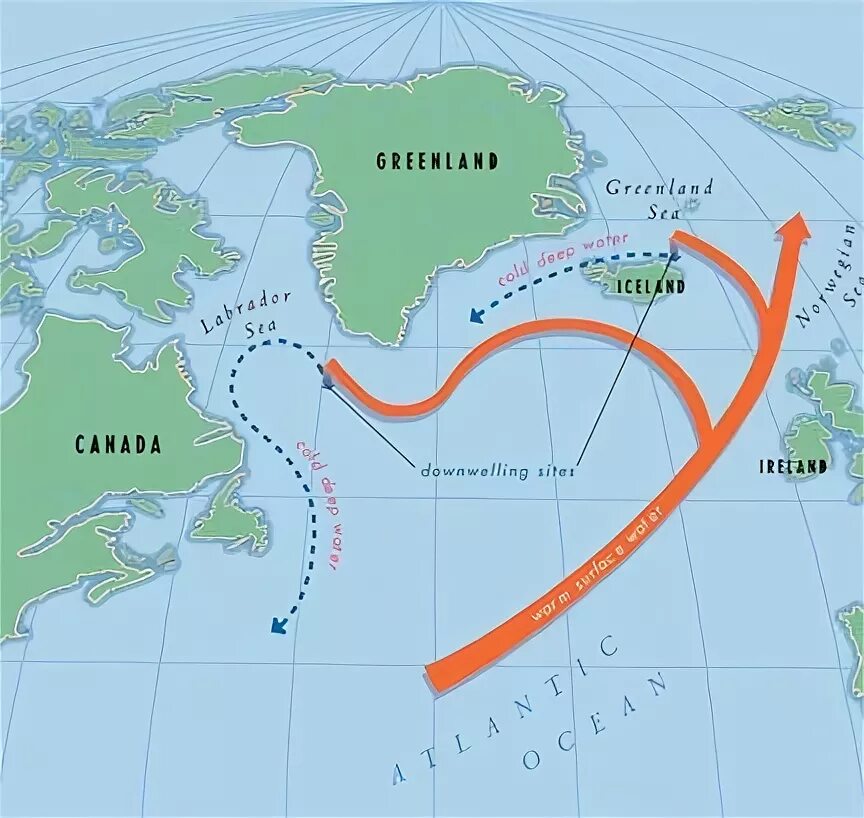 Античное течение. Гольфстрим и Северо-атлантическое течение. Северо атлантическое течение на карте Северной Америки. Северо-атлантическое течение на карте. Антильское течение на карте Атлантического океана.
