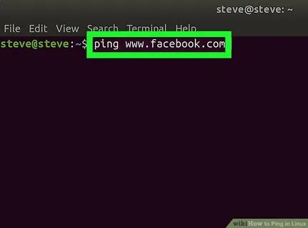 Ping ubuntu