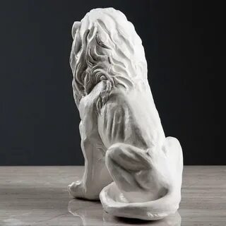Фигура лев сидящий