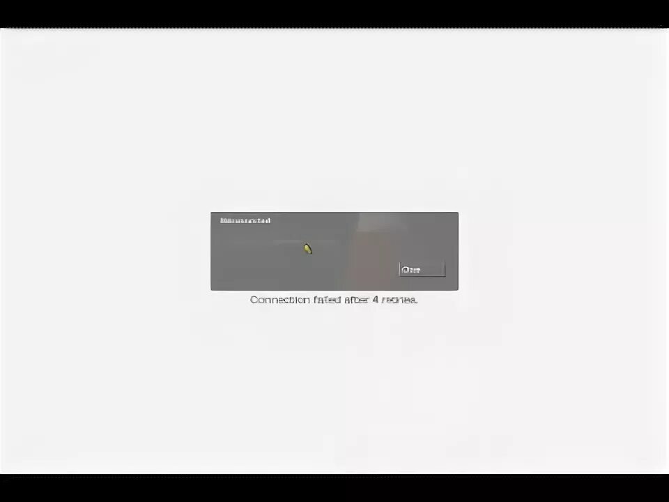 Что делать если ошибка connection failed after 4 retries в Гаррис моде.