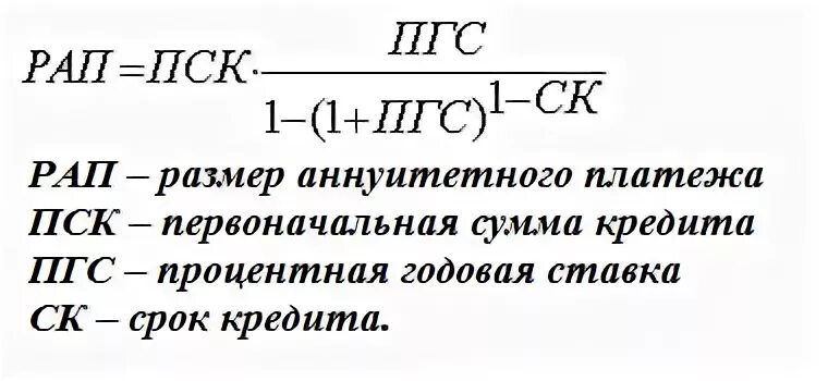 Формула расчета ежемесячного платежа по кредиту аннуитет. Формула расчета аннуитетных платежей по кредиту. Формула расчёта ежемесячного платежа по ипотеке аннуитетные. Формула расчета ипотечного кредитования. Ипотечная формула