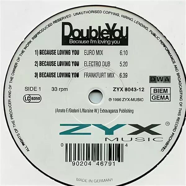 Double you because. Double you. double you - because i&#039;m loving you. double you band. double you dancing with an angel.