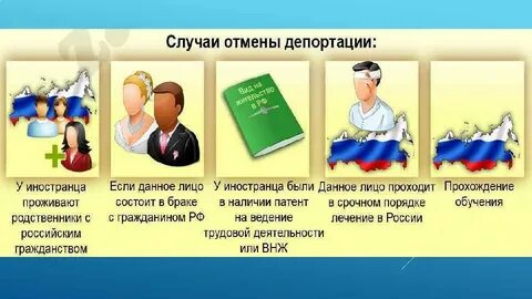 Как отменить депортацию
