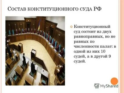 Конституционный орган пример