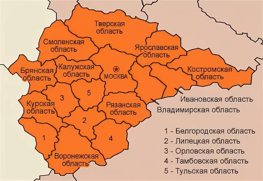 Субъект центрального федерального округа российской федерации. Субъекты Федерации центрального района. Субъекты РФ центральной России. Суюъеуиы центрального района РФ. Центральный федеральный округ субъекты РФ.