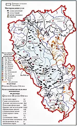 Карта месторождений полезных ископаемых Кемеровской области. Карта полезных ископаемых Кемеровской области. Карта угольных месторождений Кузбасса. Карта полезных ископаемых Кузбасса.