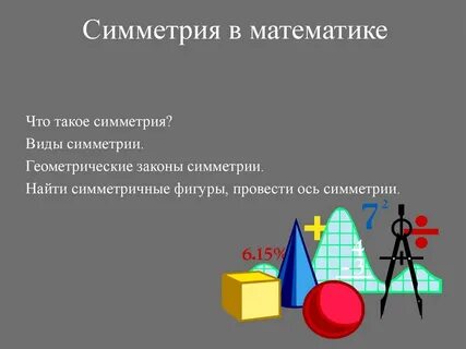 Симметрия 3 класс математика что это