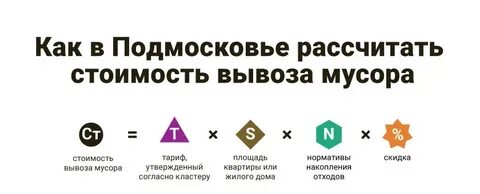 Как рассчитать вывоз