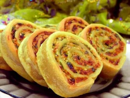 Вкусный рулет из теста
