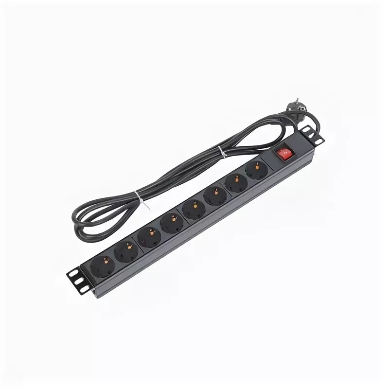 Rem r 16 8s v 440 1.8. Блок розеток r-16-8s-v-440-1.8. блок силовых розеток (r-16-9s-i-440-1,8). блок розеток rem-16 с выкл., 8 schuko, 16a, алюм., 19&quot;, шнур 1,8 м.. блок силовых розеток (r-16-9s-i-440-1,8цмо).