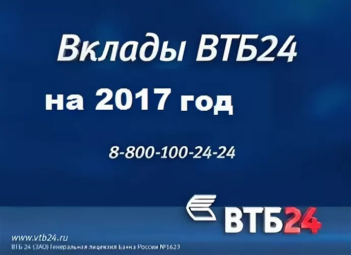 Втб депозит 2024