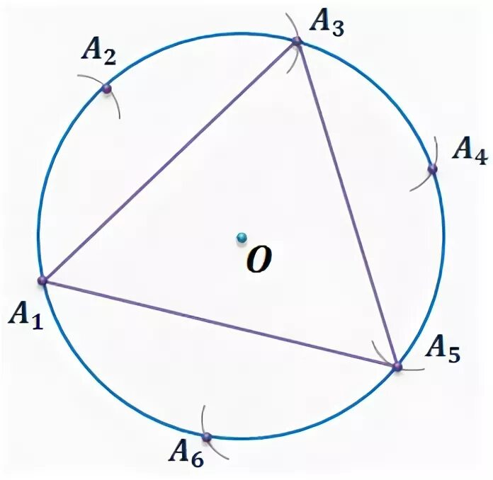 Построить правильный треугольник вписанный. Начертить правильный треугольник вписанный в окружность. Построение правильного треугольника вписанного в окружность. Построение правильного треугольника в окружности. Как начертить правильный треугольник в окружности.