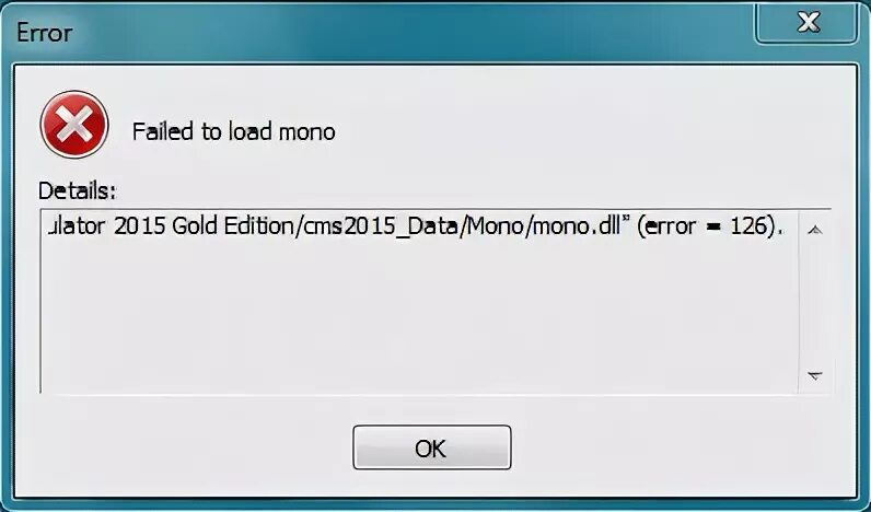 Failed to load mono. Failed to load mono Unity. Error 126. Failed to load mono что делать. Unable to load error 126