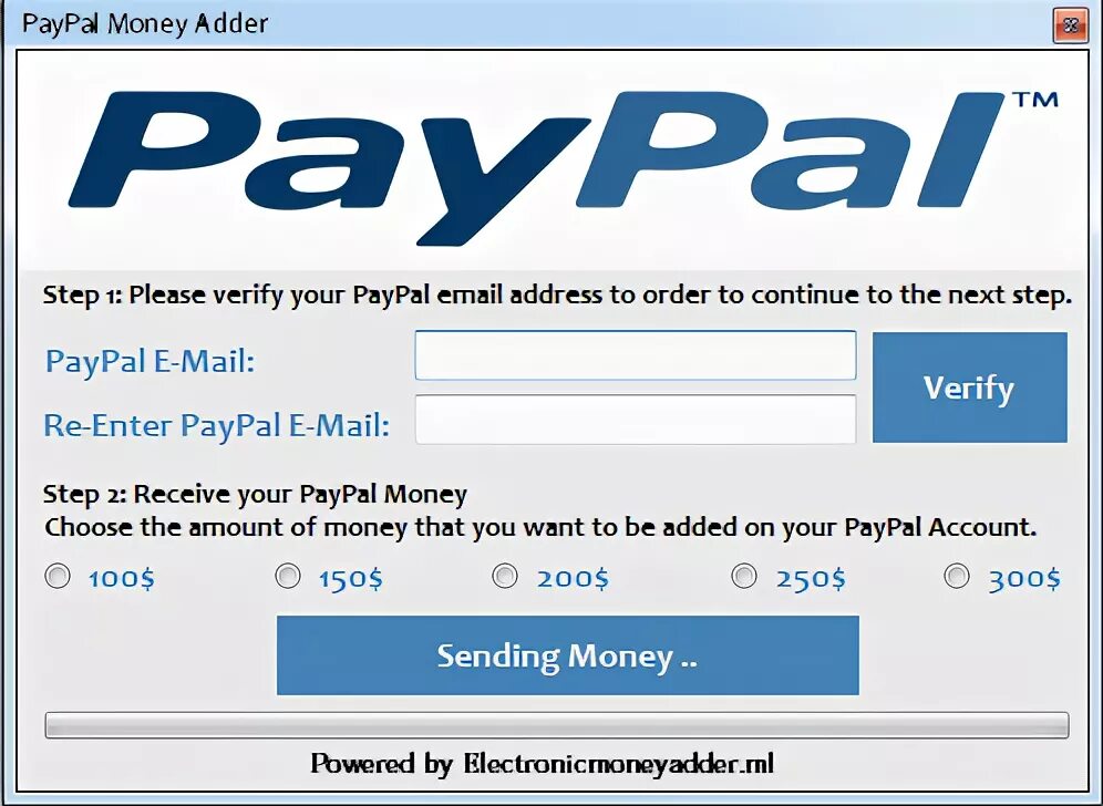 PAYPAL money Adder 2019. PAYPAL Hack for Android Phone 2017. Verification email sent please check your email