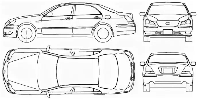 Размеры тойота спринтер. Toyota Crown Majesta чертеж. Чертеж Toyota Crown 2000. Toyota Crown Majesta 2005.