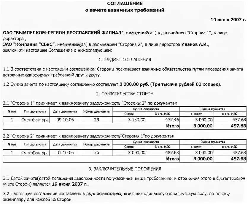 Соглашение о зачете образец. Соглашение о зачете. Акт зачета взаимных требований. Трехстороннее соглашение о взаимозачете. Акт соглашение о зачете взаимных требований.