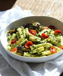 Паста с запеченными овощами
