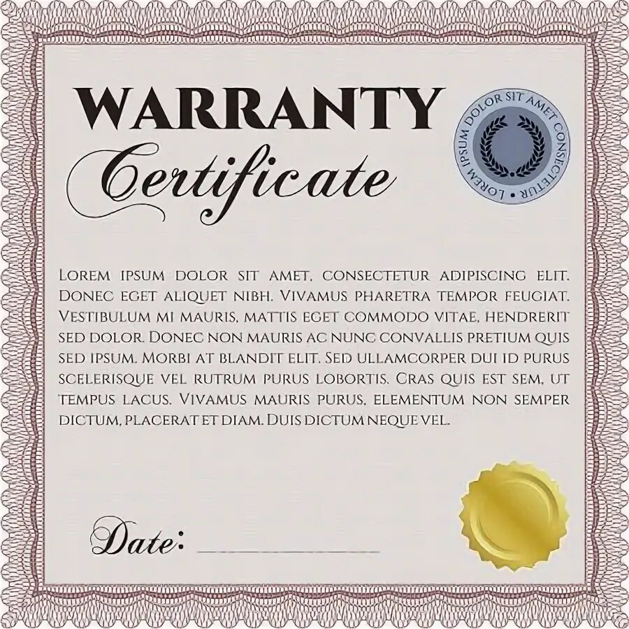 Warranty Certificate. Warranty перевод