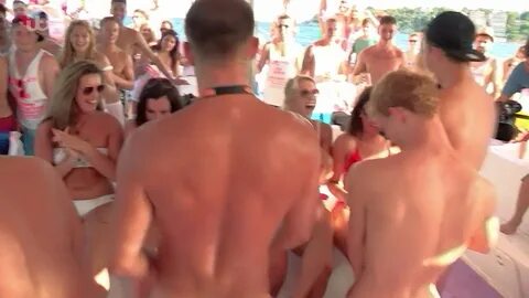 Nick & others naked boat party in Magaluf Weekender.