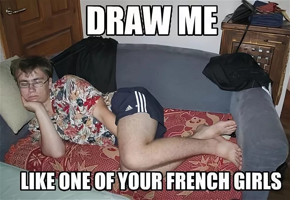 Your like me. Draw me like one of your French girls. Draw me like one of your French girls meme. Нарисуй меня как своих француженок. Paint me like one of your French girls.