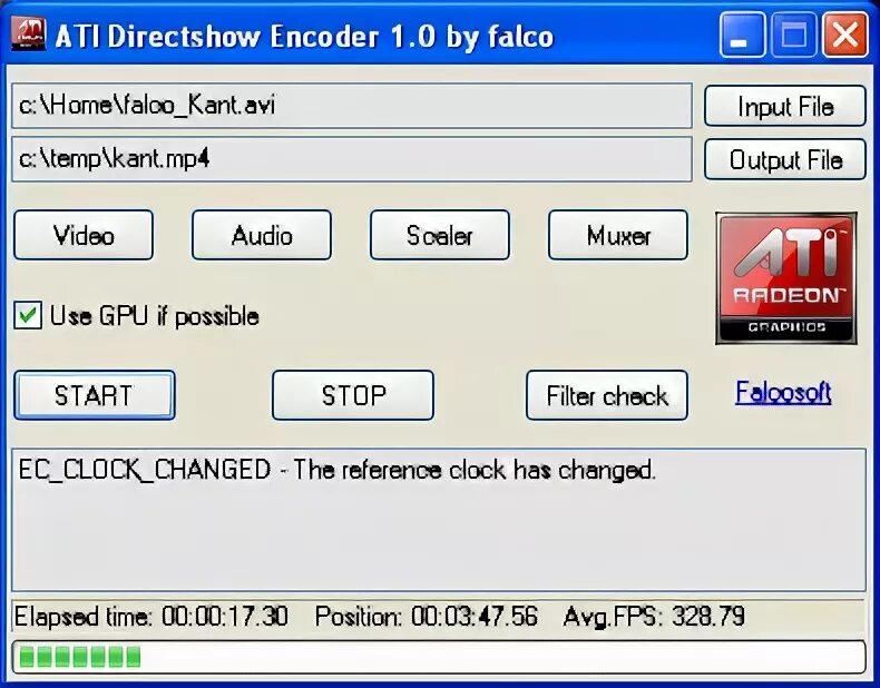 Encoding filter