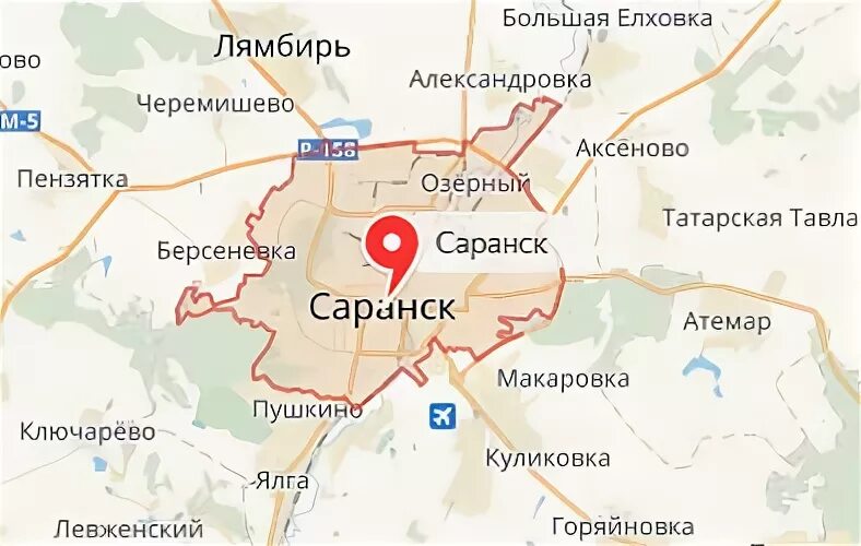 Где расположен саранск