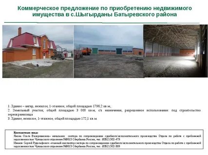 Использования объекта аренды