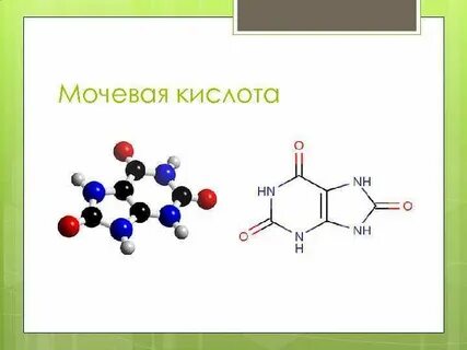 Мочевая кислота формула