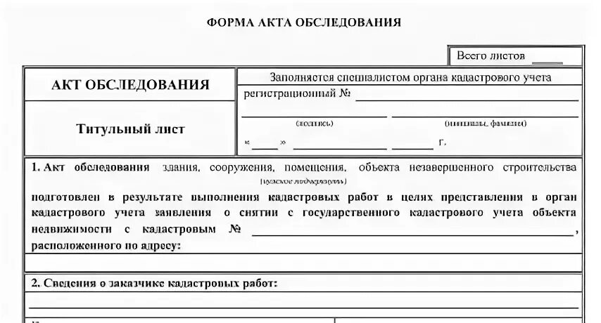 Акт обследования 2023