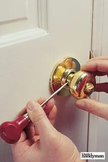Установка круглых ручек