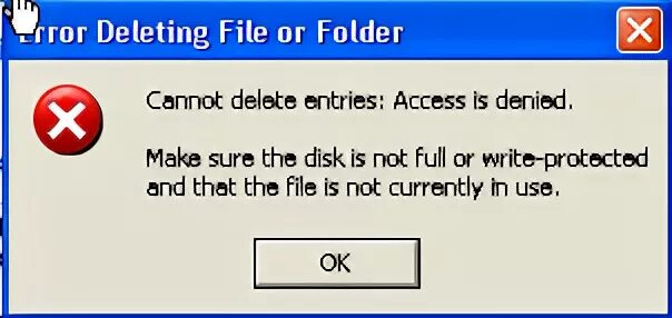 File system access denied. File system access denied