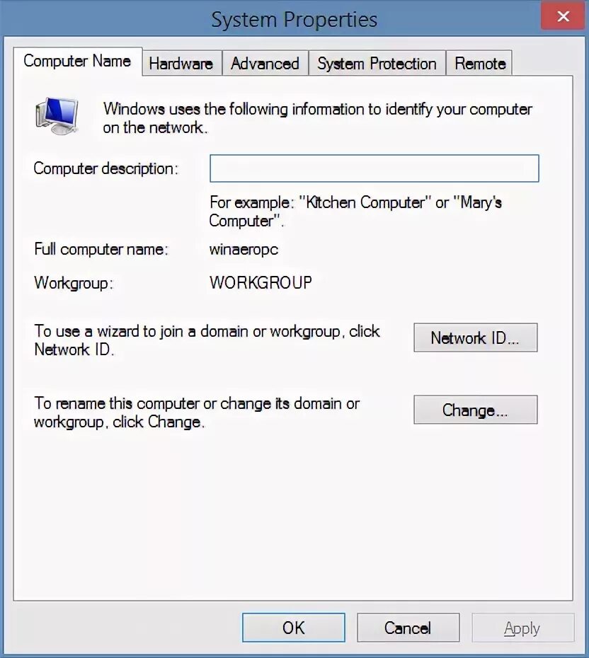 System properties