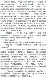 Сочинение кладовая солнца