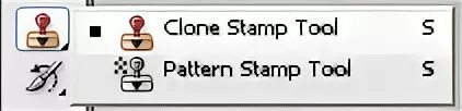 Clone stamp. Clone stamp