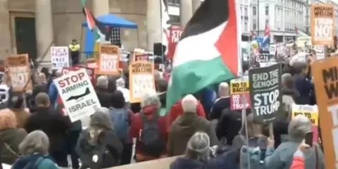 В Лондоне прошел массовый протест против визита Трампа - подробности события Дзе