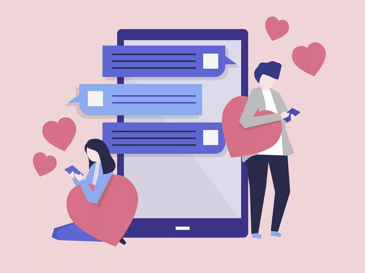Приложение для пары на расстоянии рисовать. Dating иллюстрация. отношения векторная иллюстрация. любовь к клиенту. отношения на расстоянии.