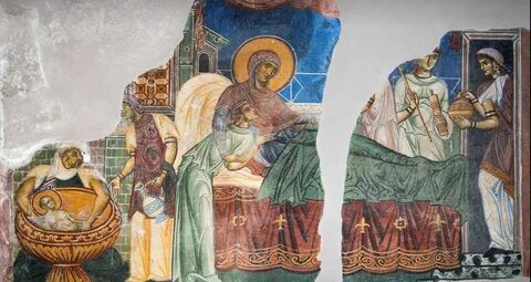 Рождество богородицы фреска