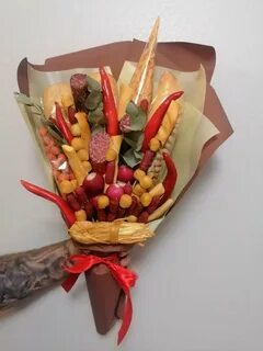 Колбасный букет своими руками