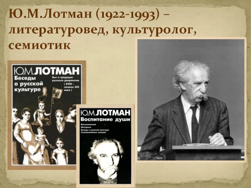 Лотман ю м семиосфера. Ю.м. лотман (1922- 1993) источник.