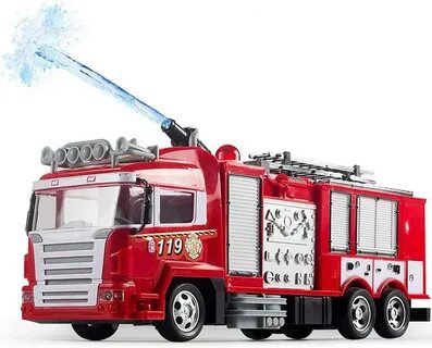 Lotees Remote Control Rescue Truck Fire. remote control fire truck for adul...