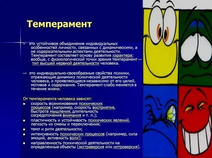 Любой тип темперамента