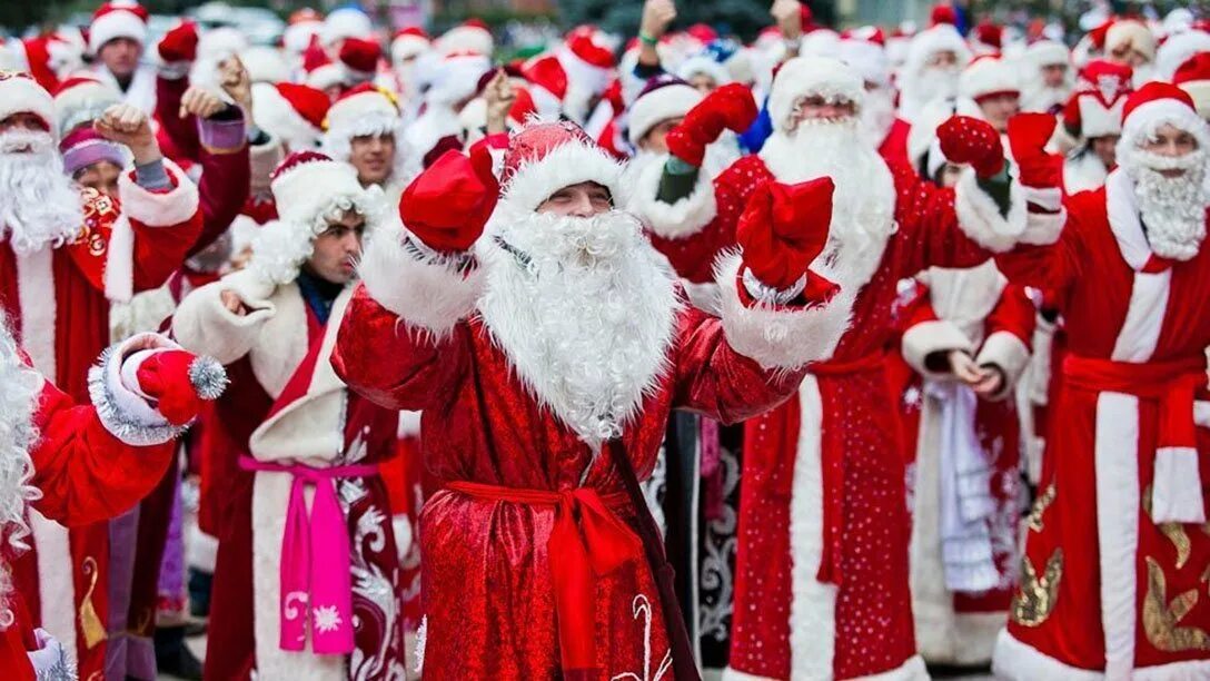 Профессиональный праздник дедов морозов. Санта-клаус. Дед мороз. Дед мороз рисунок. Много дед морозов.
