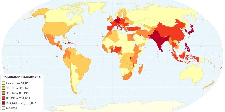 Наибольшую плотность населения имеет регион. Плотность населения. Карта плотности населения земли. Население земли карта.