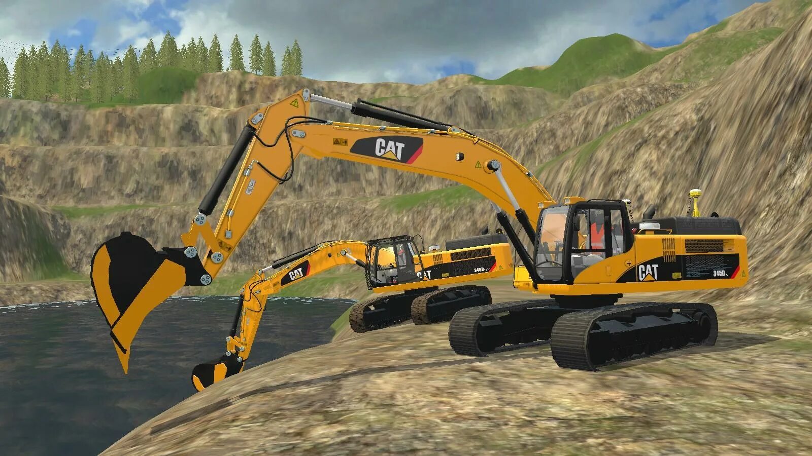 Мод на экскаватор для фс 19. Fs 17 caterpillar. fs 17 cat экскаватор. farming simulator 2017 экскаватор катерпиллер. fs2017 fs 17 экскаваторы.