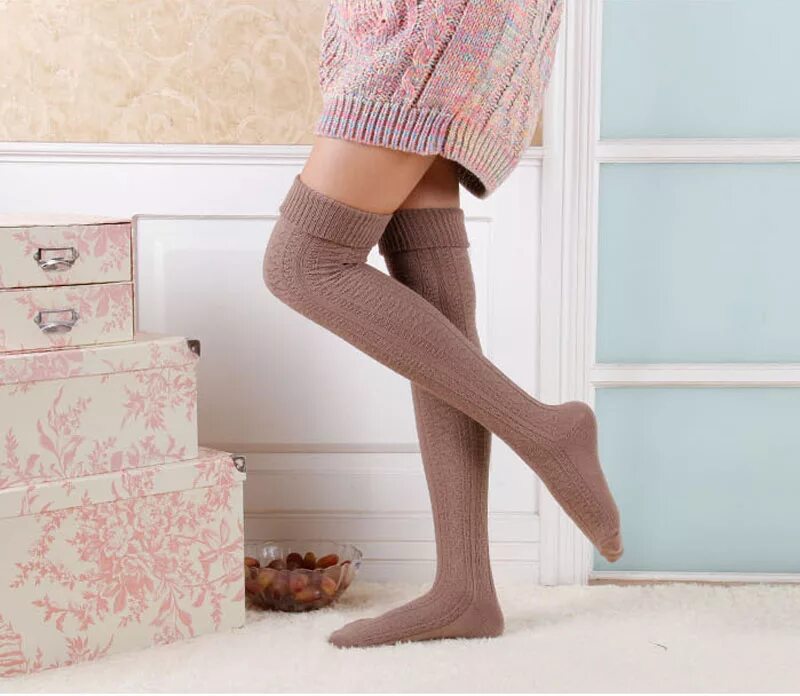 зимние чулки. гольфины женские trendy 17с-175сп conte дроп. чулки трикотаж. вязаные чулки. печатное изделие на нейлоне.