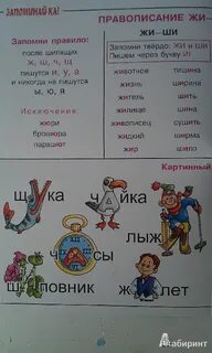 Слова с ши примеры 2 класс