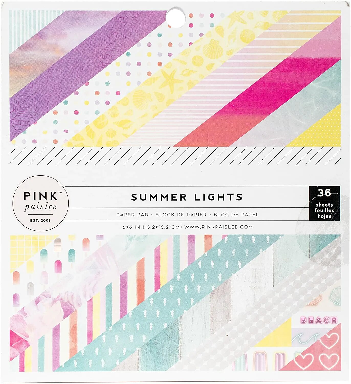 Paislee m10. Paper pad. набор бумаги mambi sheets розовая. paislee prince.